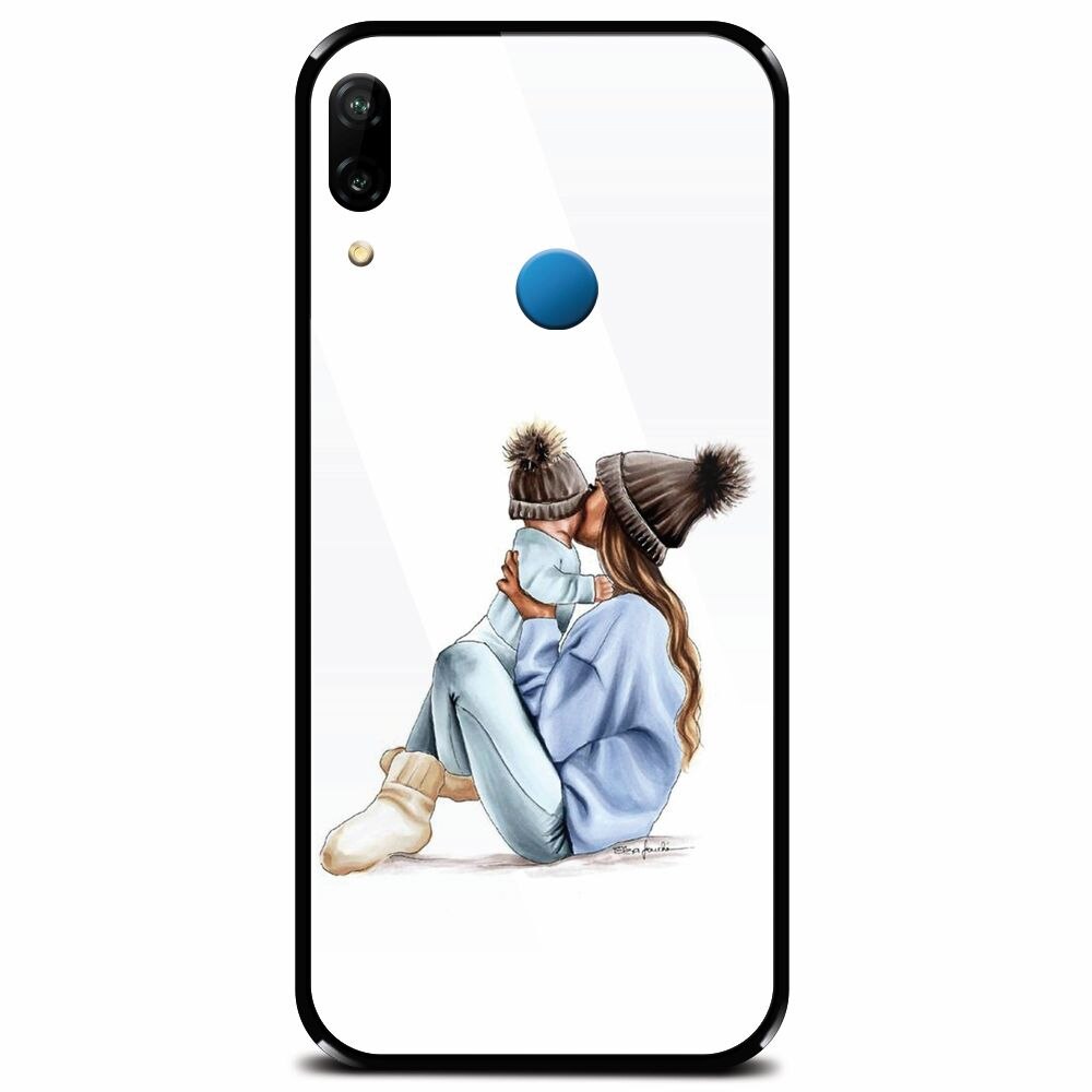 Husa din sticla securizata pentru Huawei P20 Lite, Goodnights