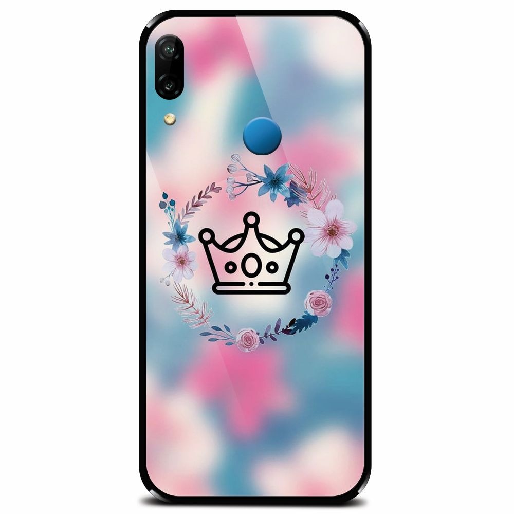 Husa din sticla securizata pentru Huawei P20 Lite, Qeen