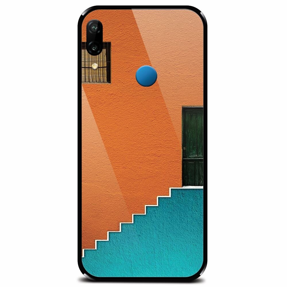 Husa din sticla securizata pentru Huawei P20 Lite, Stairs