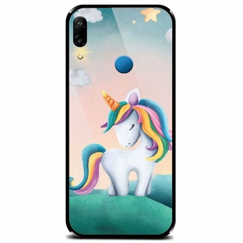 Husa din sticla securizata pentru Huawei P20 Lite, Magic Unicorn Husa din sticla securizata pentru Huawei P20 Lite, Magic Unicorn