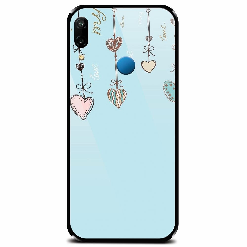 Husa din sticla securizata pentru Huawei P20 Lite, Love 101
