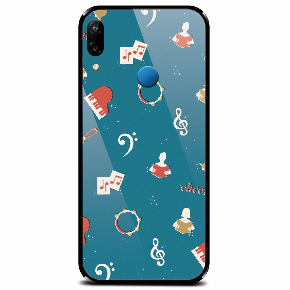 Husa din sticla securizata pentru Huawei P20 Lite, Alfred Music
