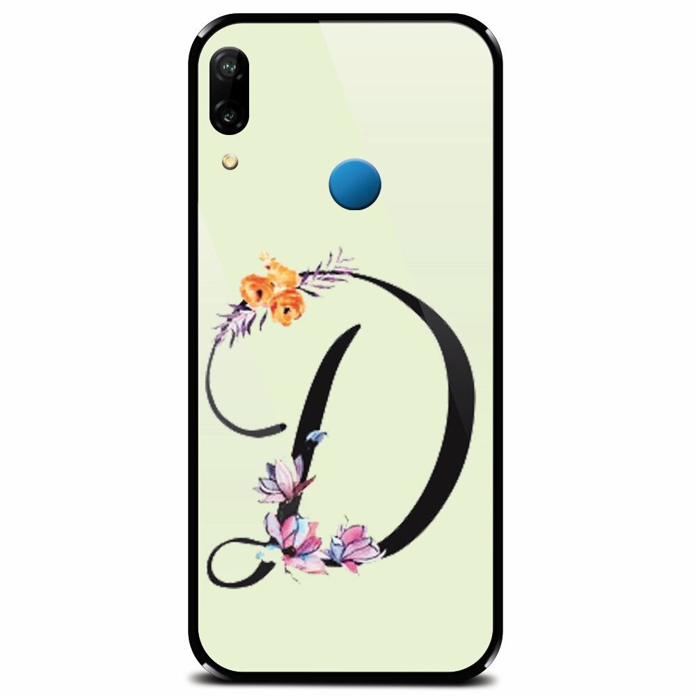 Husa din sticla securizata pentru Huawei P20 Lite, Litera D