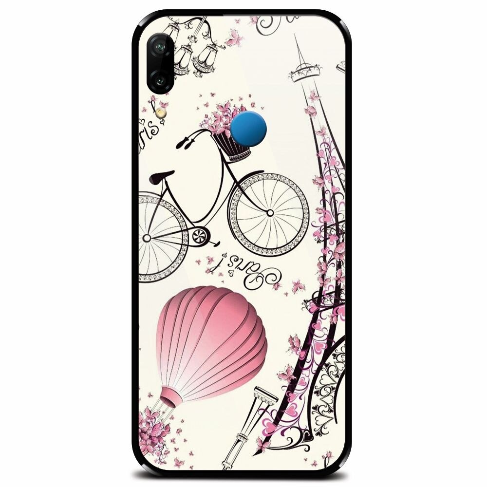 Husa din sticla securizata pentru Huawei P20 Lite, Paris