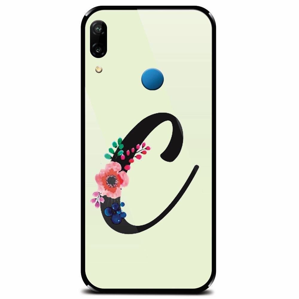 Husa din sticla securizata pentru Huawei P20 Lite, Litera C
