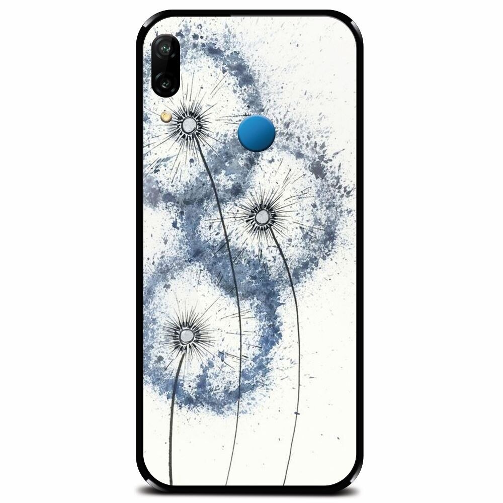 Husa din sticla securizata pentru Huawei P20 Lite, Dandelion