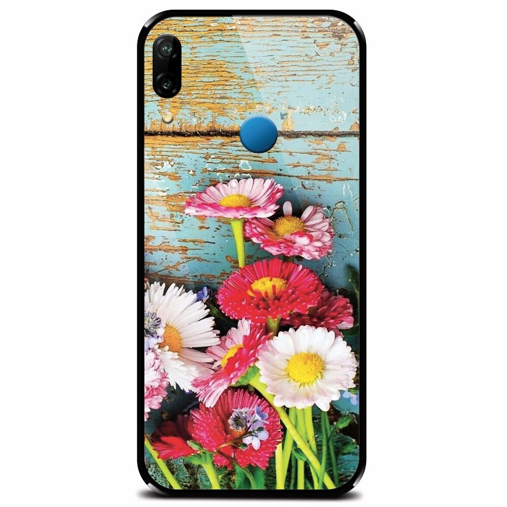 Husa din sticla securizata pentru Huawei P20 Lite, Summer Time