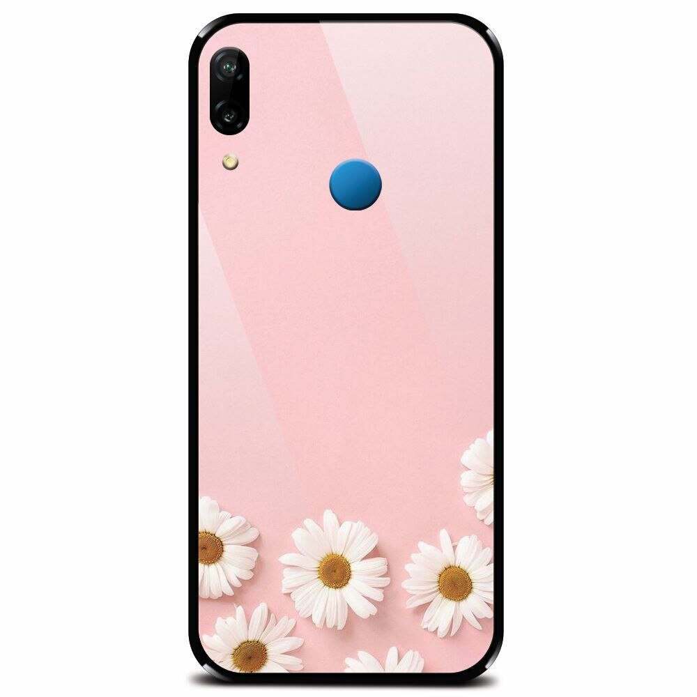 Husa din sticla securizata pentru Huawei P20 Lite, Pink 101
