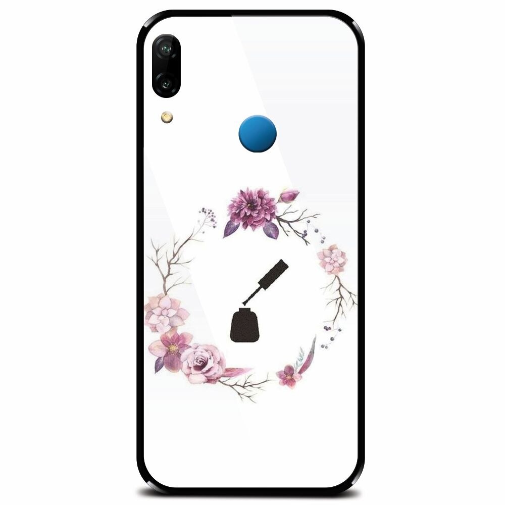 Husa din sticla securizata pentru Huawei P20 Lite, Icon Nail