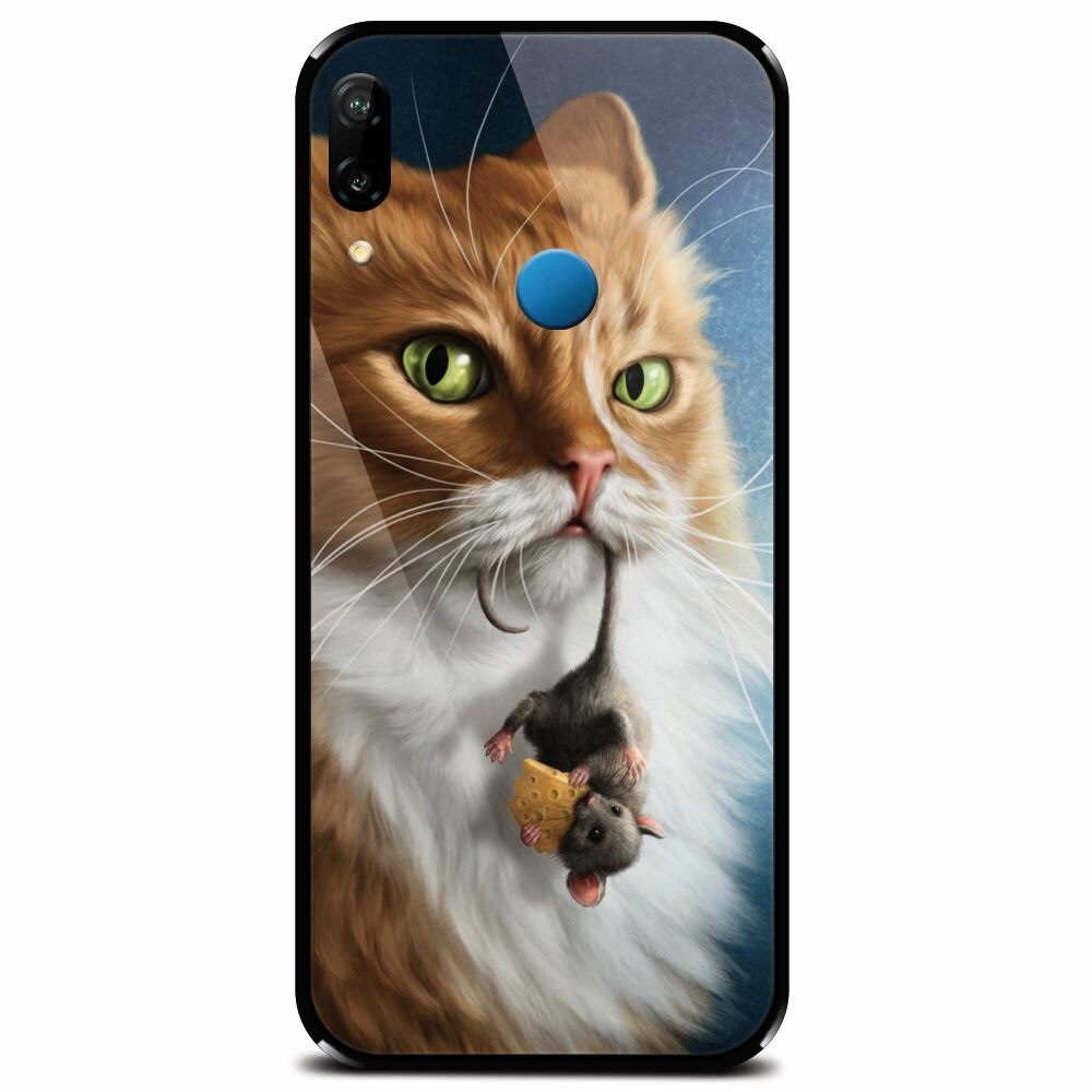Husa din sticla securizata pentru Huawei P20 Lite, Traieste Clipa