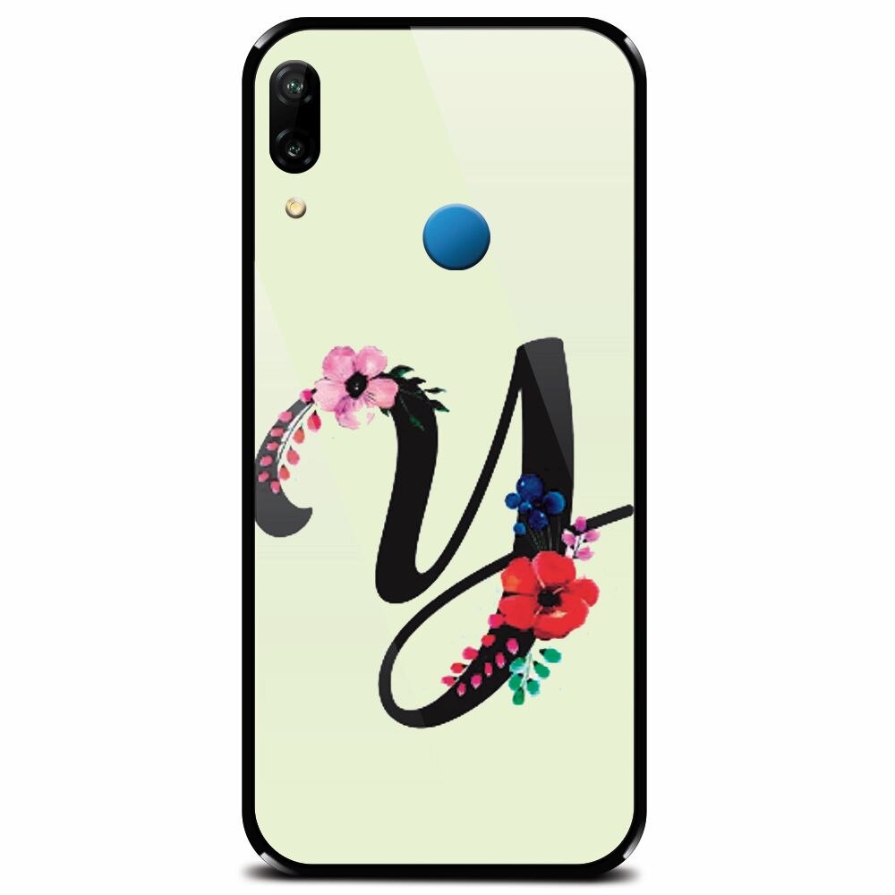 Husa din sticla securizata pentru Huawei P20 Lite, Litera Y
