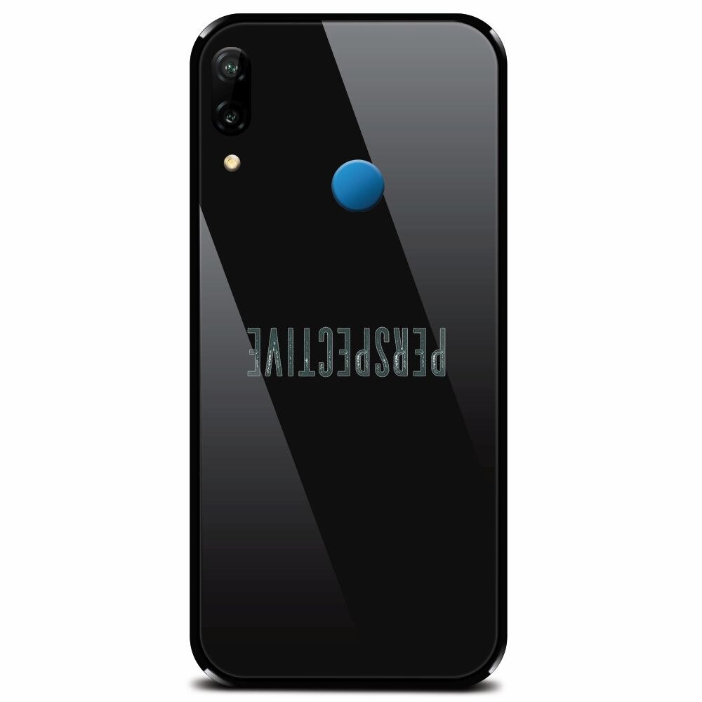 Husa din sticla securizata pentru Huawei P20 Lite, Perspective Up