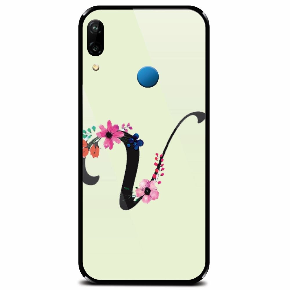 Husa din sticla securizata pentru Huawei P20 Lite, Litera V