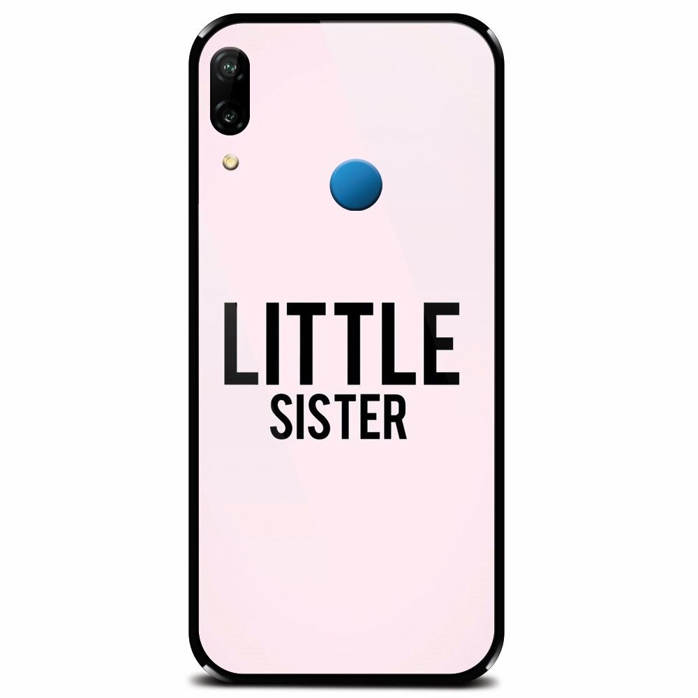 Husa din sticla securizata pentru Huawei P20 Lite, Little Sister