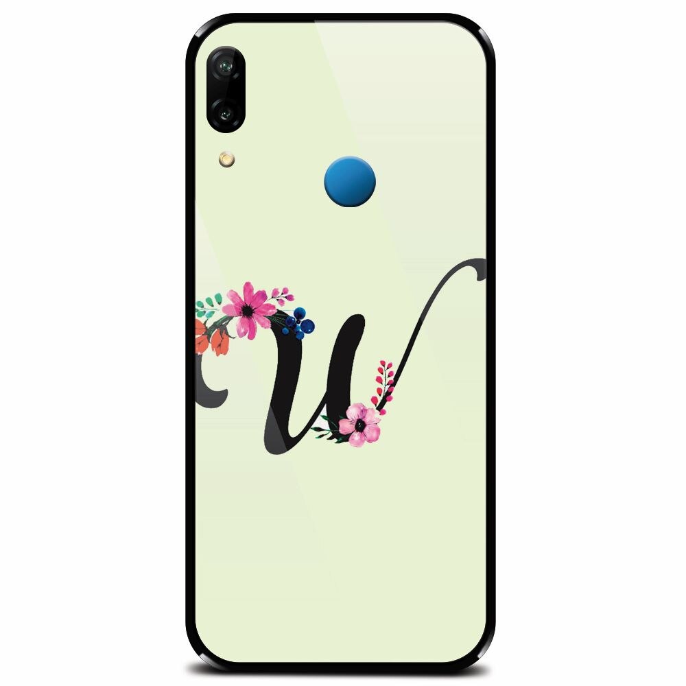 Husa din sticla securizata pentru Huawei P20 Lite, Litera W