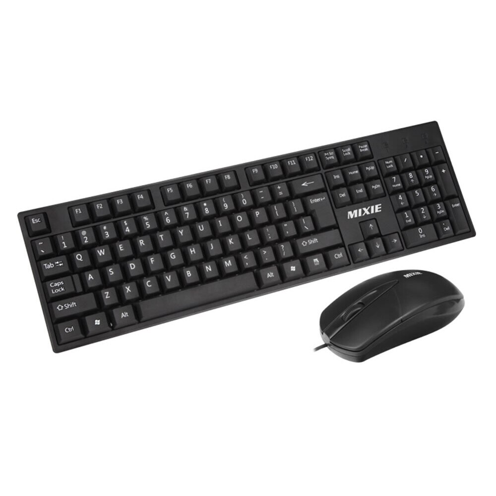 Kit Tastatura si Mouse Mixie X70, USB, 1000dpi, negru