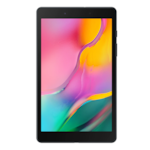 Samsung Galaxy Tab A T290 tablet, Snapdragon 429 Quad-Core 4 x 2 GHz processzorral, 8.0" TFT HD, 2GB RAM, 32GB, 8 MP, Wi-Fi, Android 9.0, Fekete