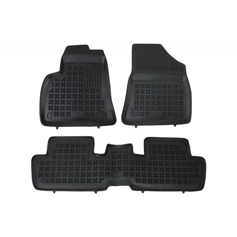 Covorase Presuri Auto Negru din Cauciuc compatibil cu PEUGEOT 3008 (2009-2016)