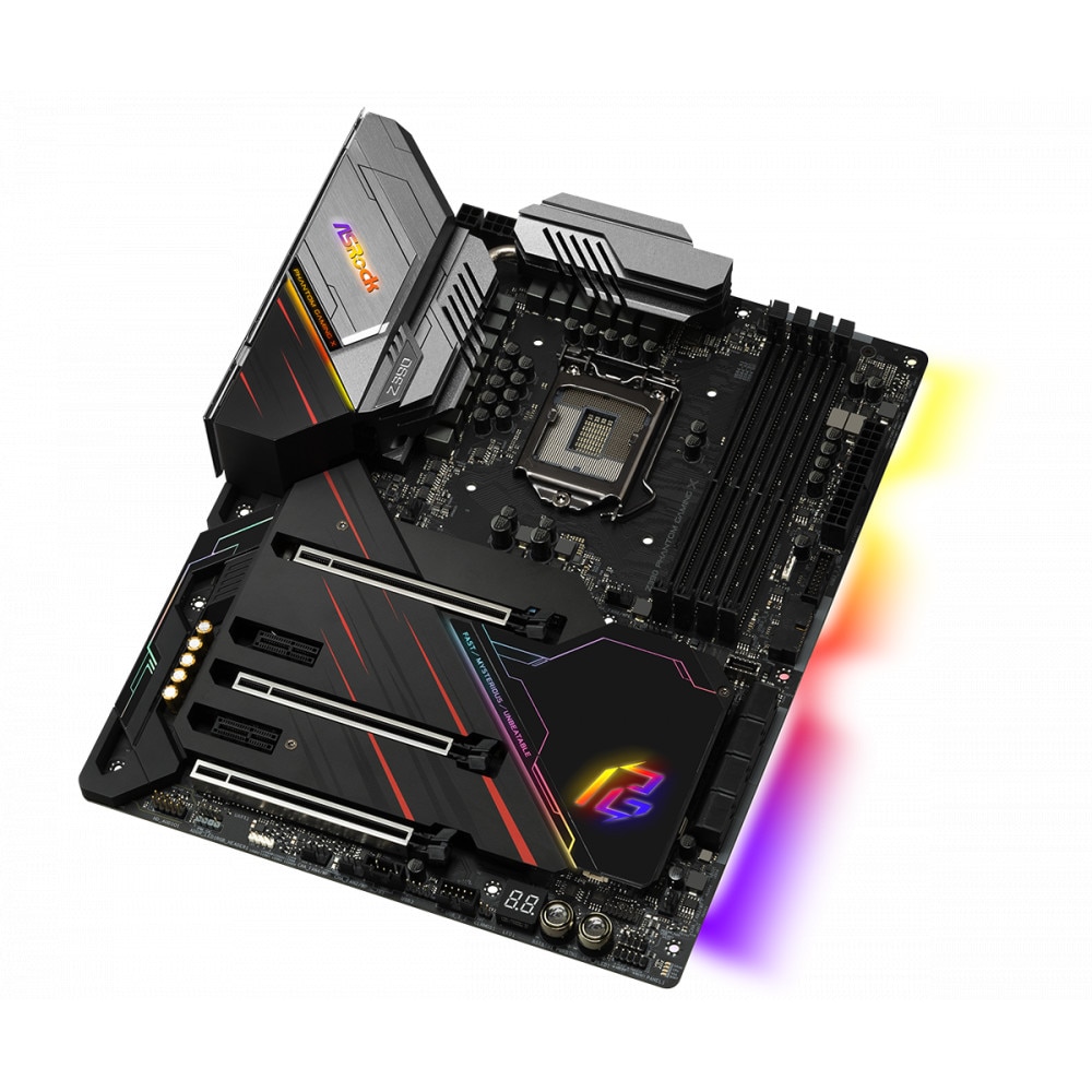 Placa De Baza Asrock Z390 Phantom Gaming X Socket 1151 300 Series Wi Fi 6 2 5 Gigabit Lan Rgb Emag Ro