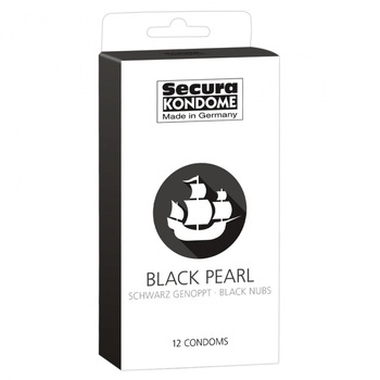 Prezervative Secura Black Pearl 12buc Prezervative Secura Black Pearl 12buc