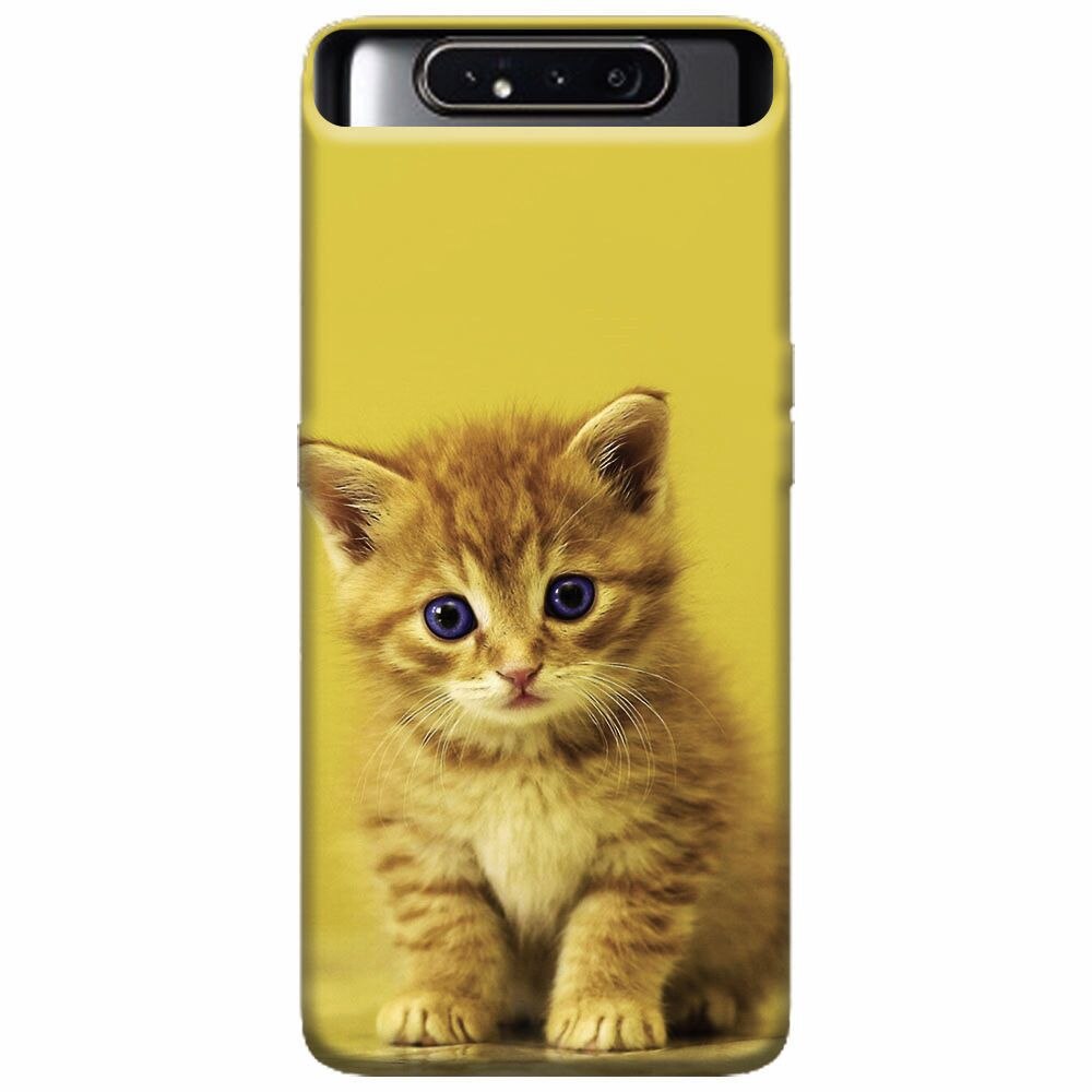 Husa silicon pentru Samsung Galaxy A80, Baby Kitten