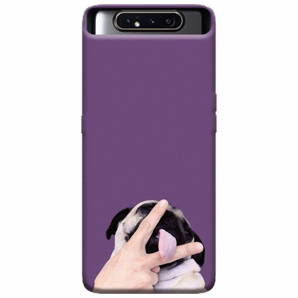 Husa silicon pentru Samsung Galaxy A80, Cute Dog 2