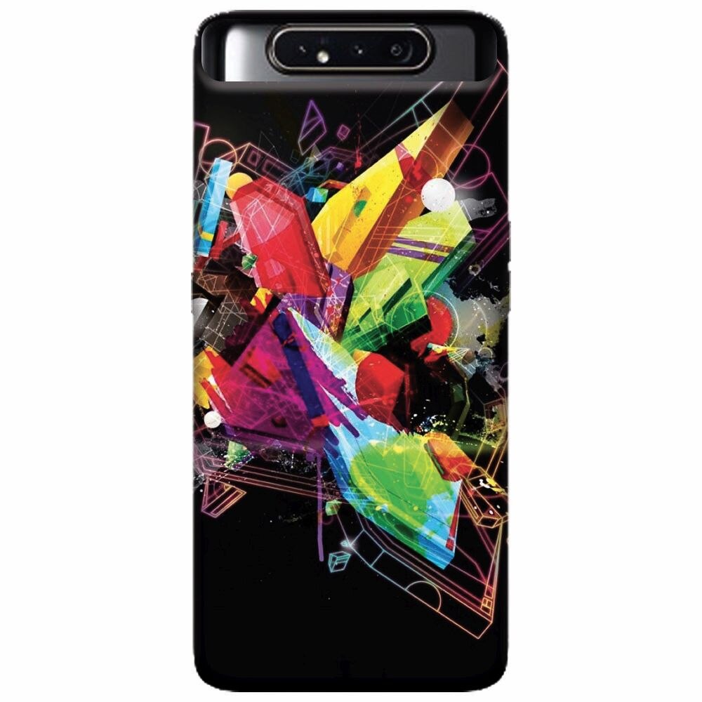 Husa silicon pentru Samsung Galaxy A80, Abstract Shape