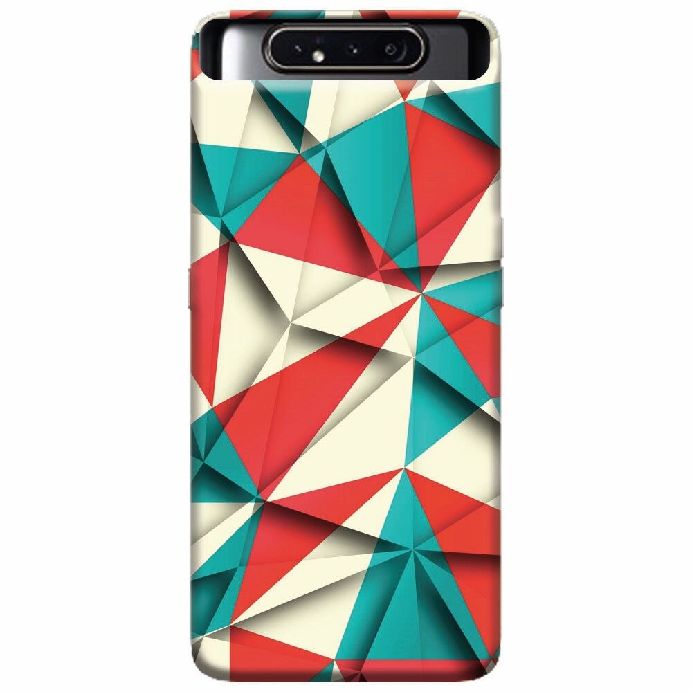 Husa silicon pentru Samsung Galaxy A80, Abstract Vector
