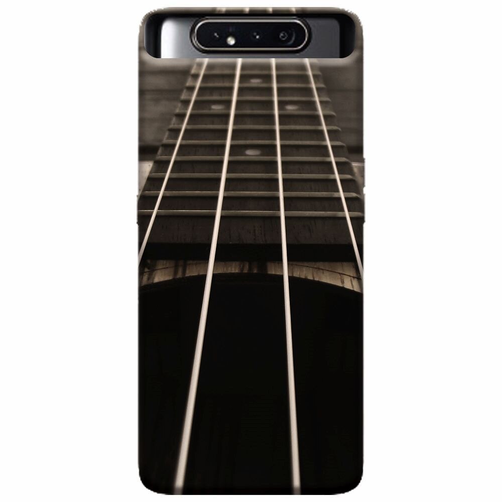 Husa silicon pentru Samsung Galaxy A80, Bass Guitar