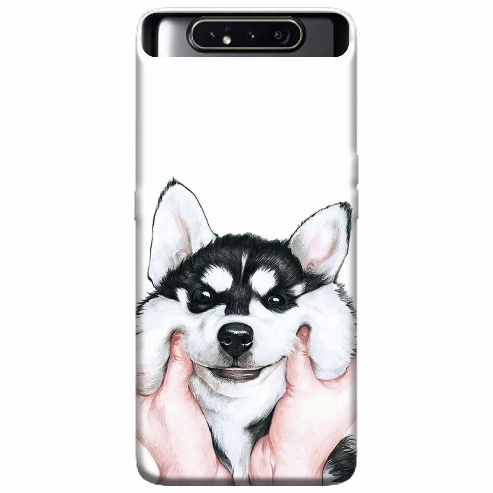Husa silicon pentru Samsung Galaxy A80, Cute Dog 1