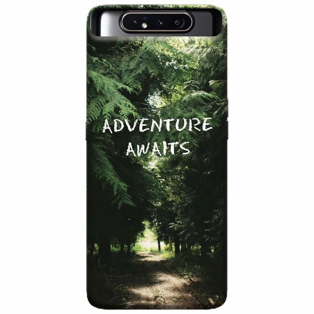 Husa silicon pentru Samsung Galaxy A80, Adventure Awaits Forest