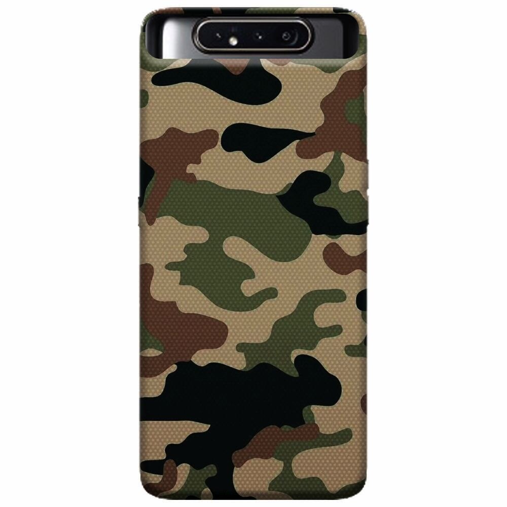 Husa silicon pentru Samsung Galaxy A80, Camuflaj