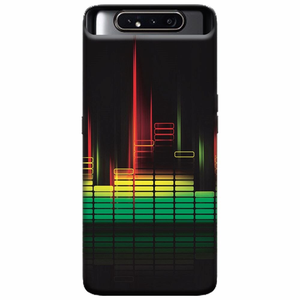 Husa silicon pentru Samsung Galaxy A80, Abstract Dj Sound System