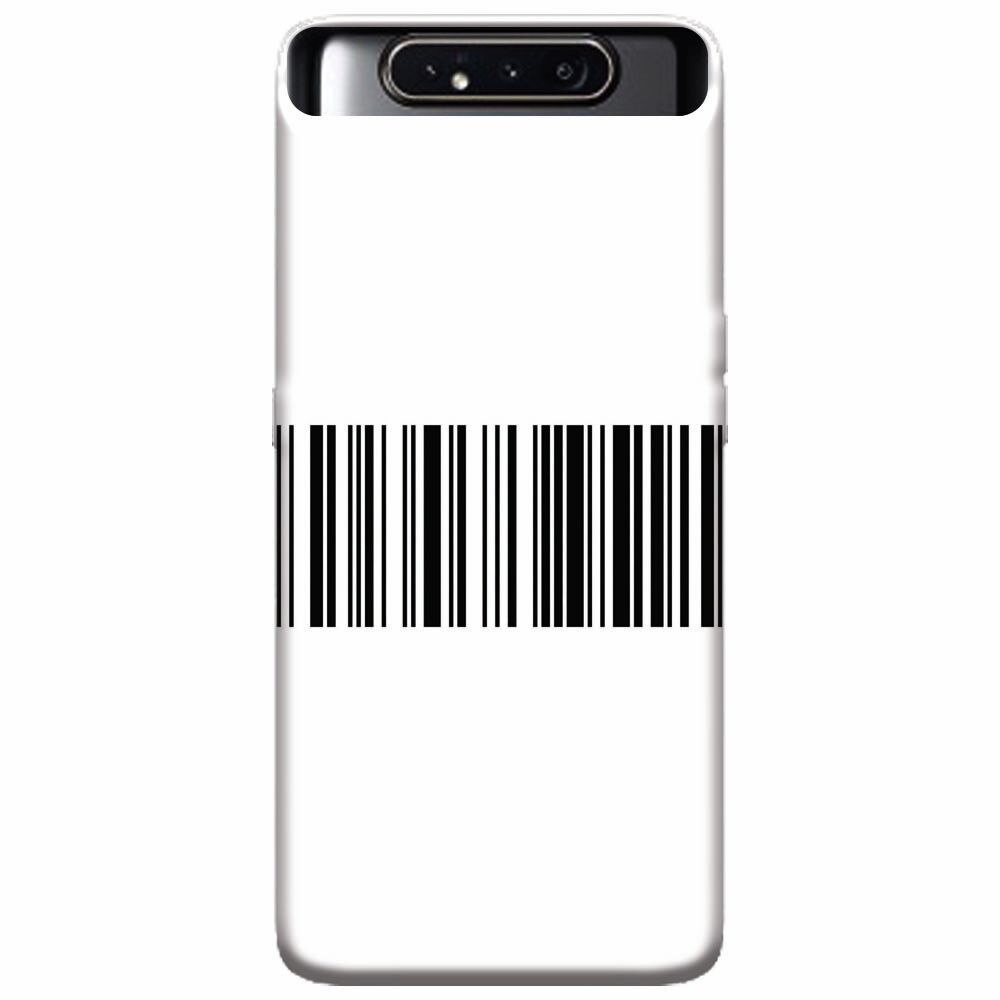 Husa silicon pentru Samsung Galaxy A80, Bar Code