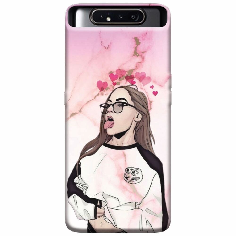 Husa silicon pentru Samsung Galaxy A80, Bad Girl