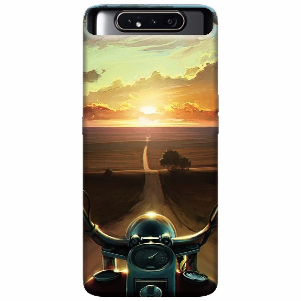 Husa silicon pentru Samsung Galaxy A80, Country Road