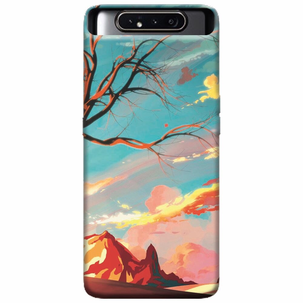 Husa silicon pentru Samsung Galaxy A80, Artistic Landscape