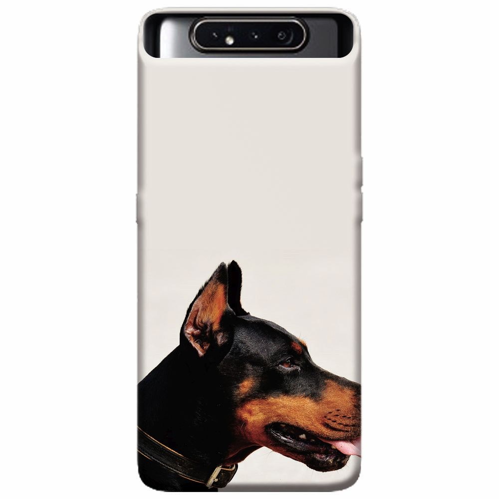 Husa silicon pentru Samsung Galaxy A80, Doberman