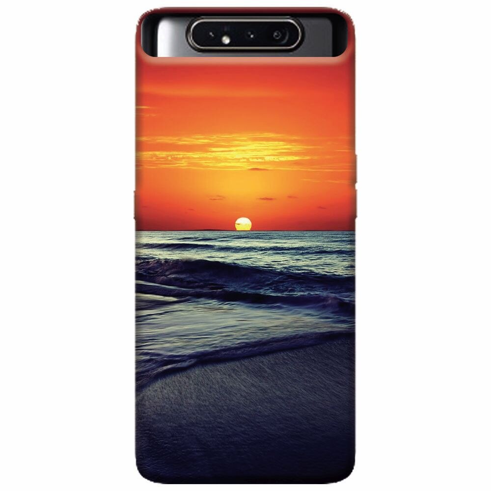 Husa silicon pentru Samsung Galaxy A80, Ocean Sunset