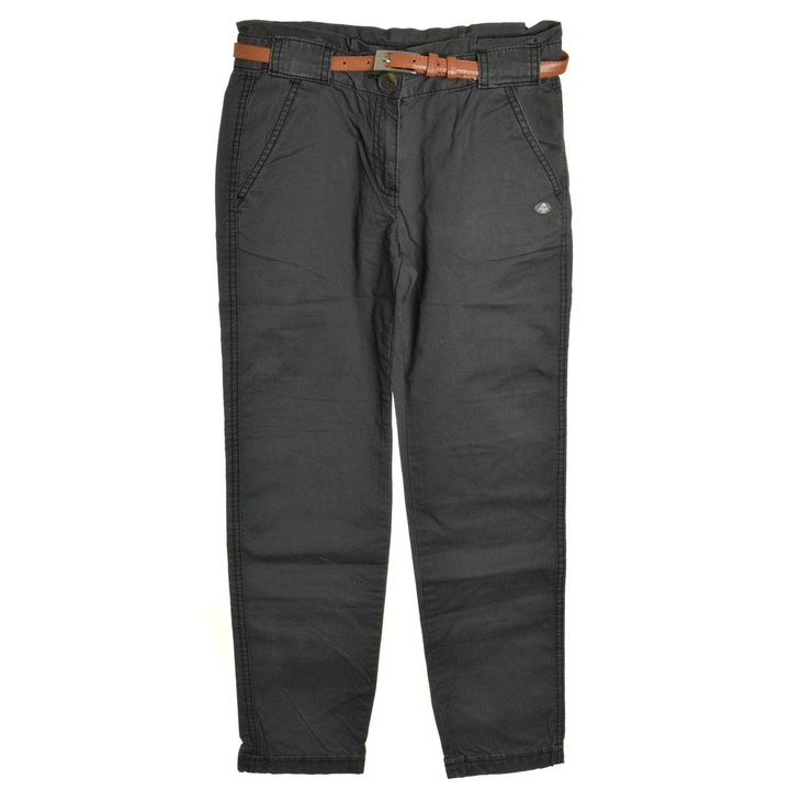 s. Oliver sötétszürke, öves lány nadrág