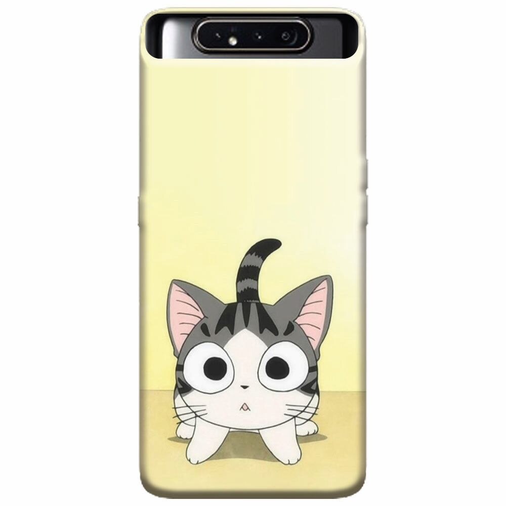 Husa silicon pentru Samsung Galaxy A80, Cute Ktty