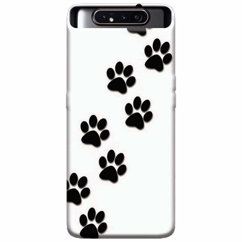 Husa silicon pentru Samsung Galaxy A80, Dog Mark
