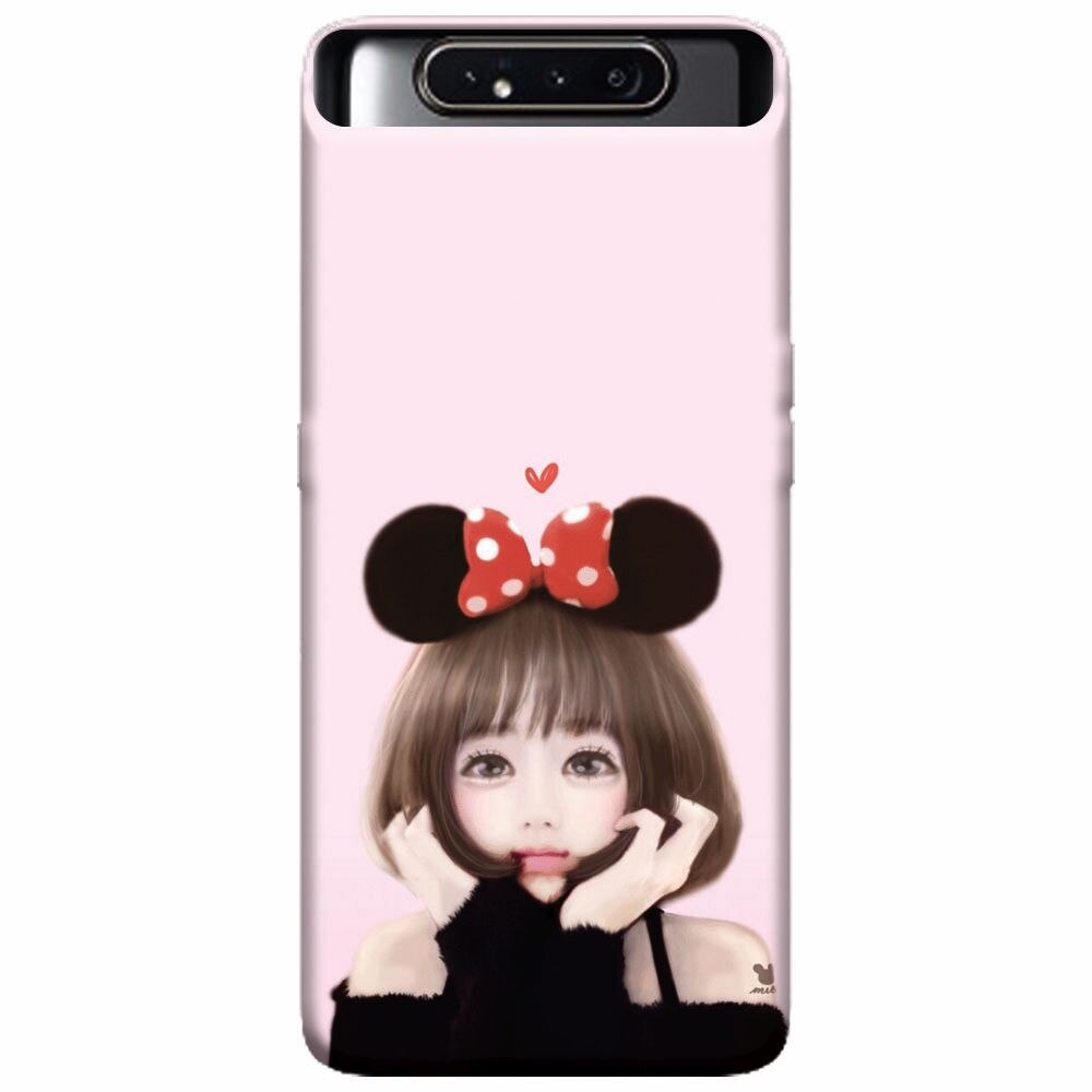 Husa silicon pentru Samsung Galaxy A80, Girly 002