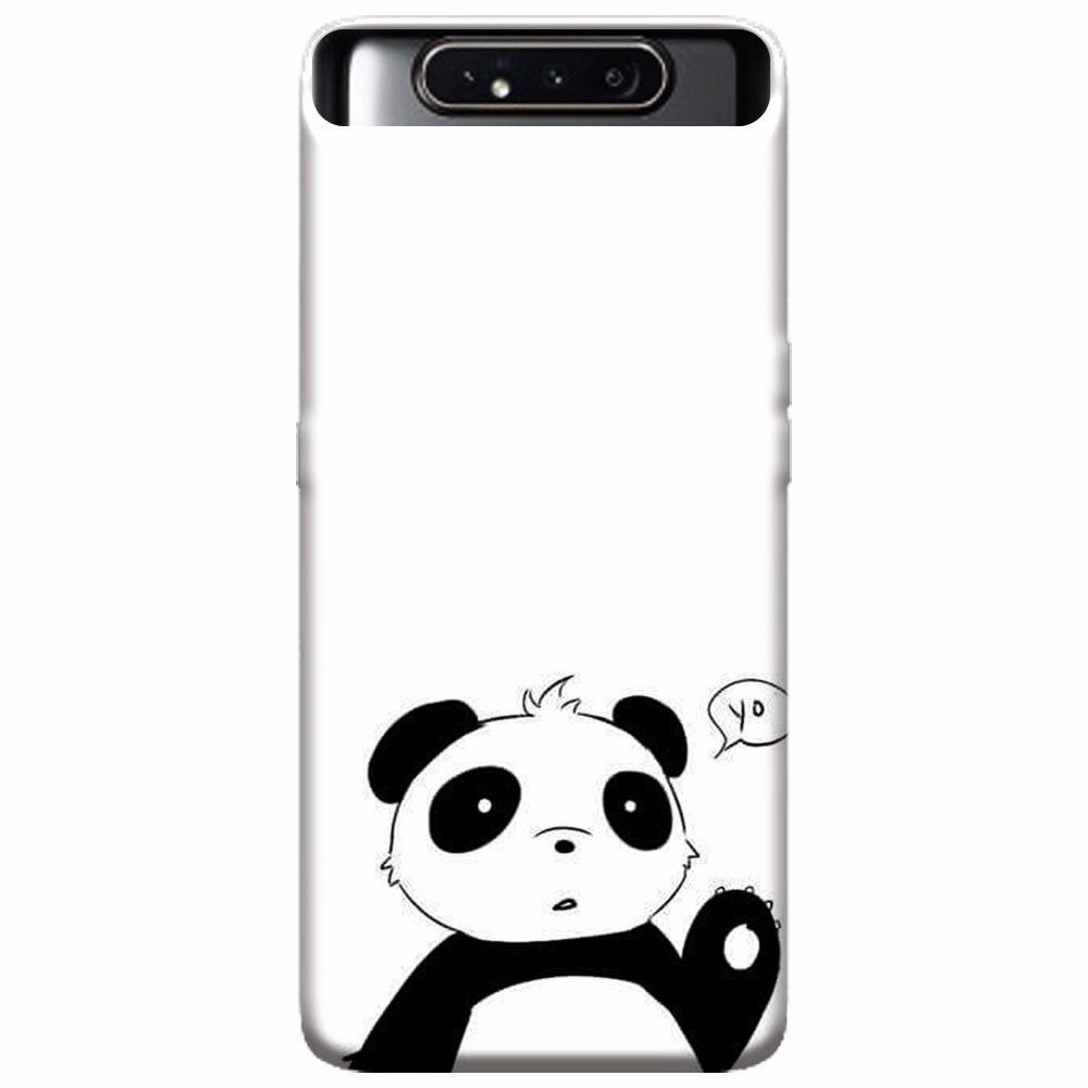 Husa silicon pentru Samsung Galaxy A80, Panda Cellphone