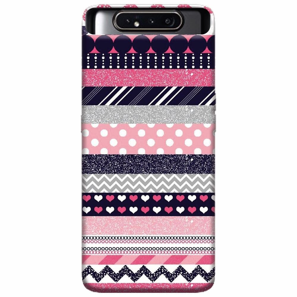 Husa silicon pentru Samsung Galaxy A80, Love Pattern