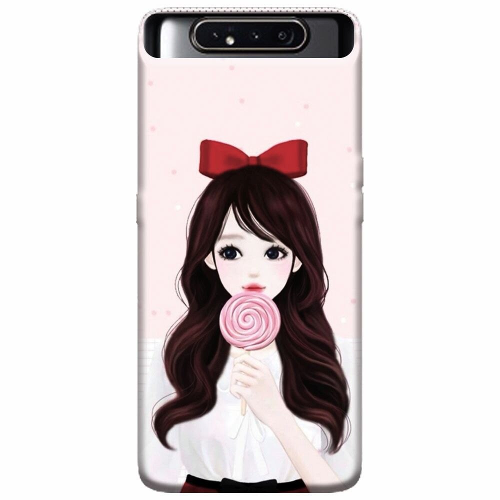 Husa silicon pentru Samsung Galaxy A80, Girly 001