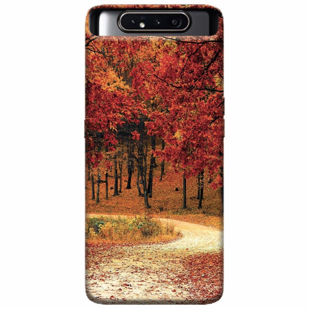 Husa silicon pentru Samsung Galaxy A80, Autumn