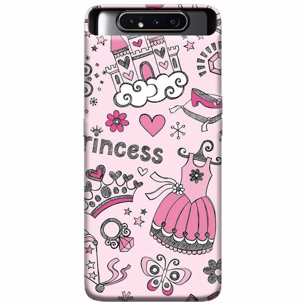 Husa silicon pentru Samsung Galaxy A80, Princess