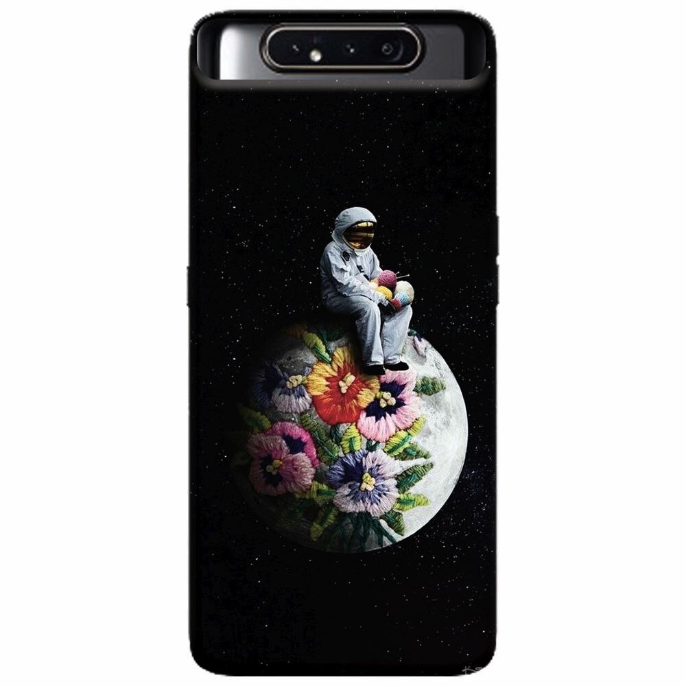 Husa silicon pentru Samsung Galaxy A80, Astronaut