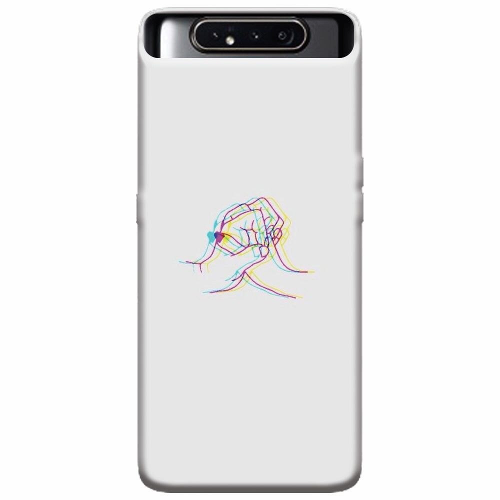 Husa silicon pentru Samsung Galaxy A80, With Love